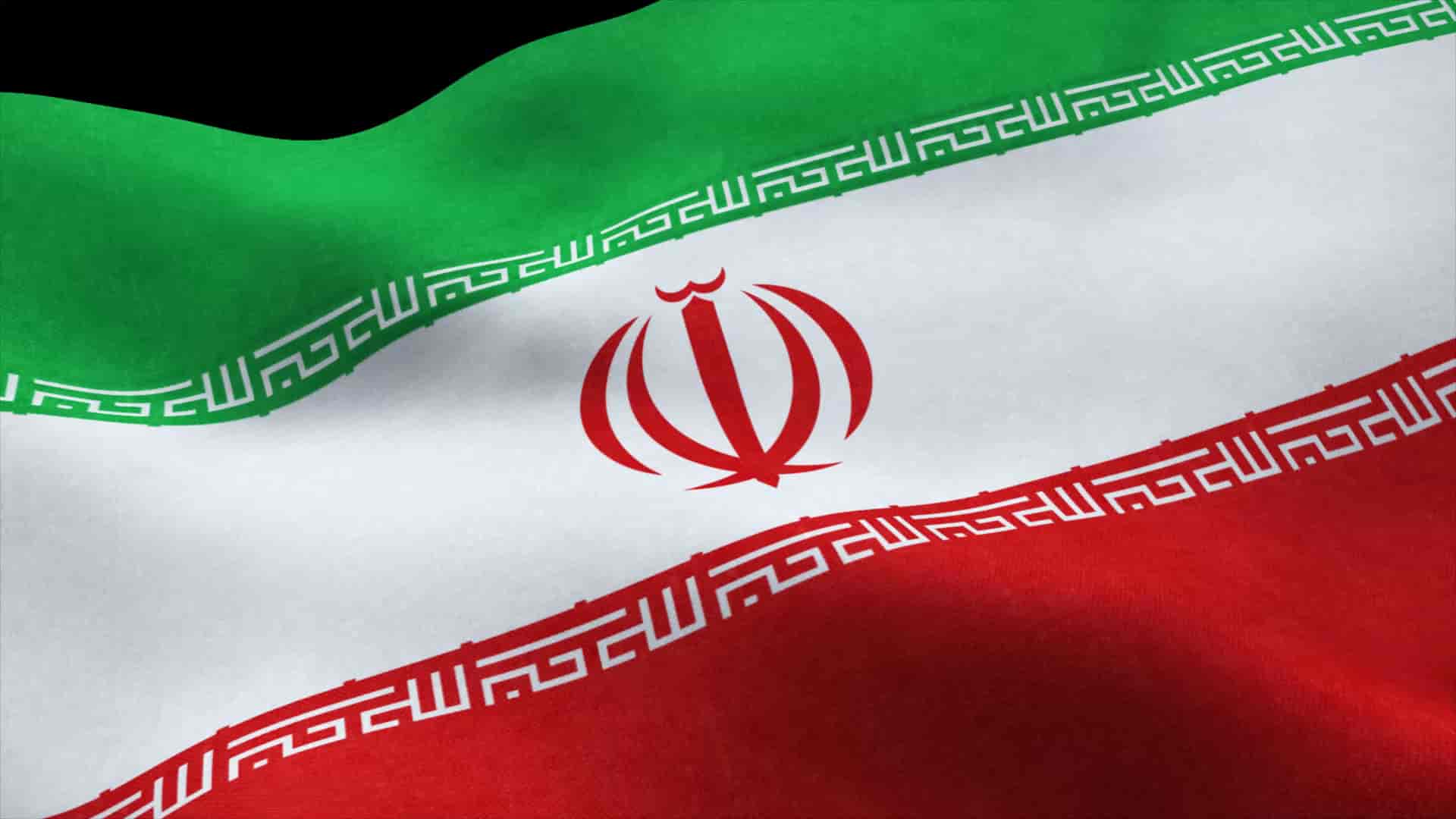 فوتیج پرچم ایران 3 بعدی